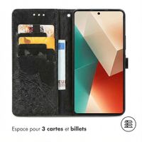 imoshion Etui de télephone Mandala Xiaomi Redmi Note 13 (5G) - Noir