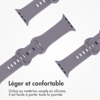 imoshion Bracelet en silicone⁺ Apple Watch | 44/45/46/49 mm - Taille M/L - Lavender