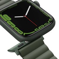 Uniq Bracelet Revix réversible Apple Watch | 44/45/46/49 mm - Pine (Green/Taupe)