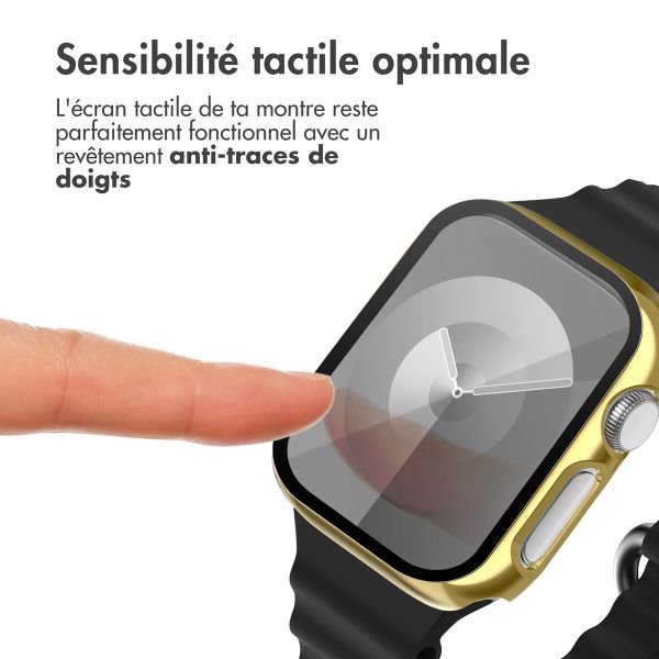 imoshion Coque rigide brillante à couverture complète Apple Watch 1 / 2 / 3 - 42 mm - Doré