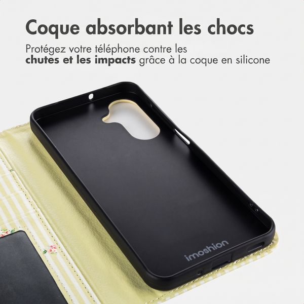 imoshion Étui de télephone portefeuille Design Samsung Galaxy A17 (5G) / (4G) - Garden Stripes