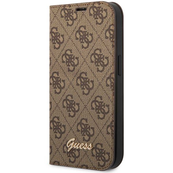 Guess Coque 4G Logo Apple iPhone 14 Pro - Marron