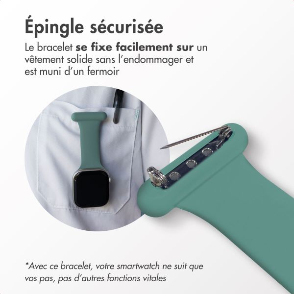 imoshion Bracelet infirmier en silicone Apple Watch | 44/45/46/49 mm - Vert
