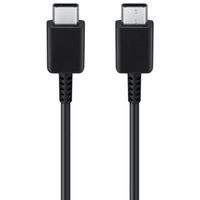 Samsung Lot de charge | USB-C vers USB-C - 1 mètre - 25 Watt - Noir + Original l'Adapteur de charge radpide USB-C emballage d'usine - 25 Watt - Noir
