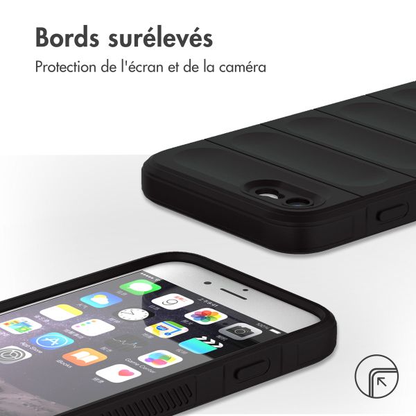 imoshion EasyGrip Backcover Apple iPhone SE (2022 / 2020) / 8 / 7 - Noir