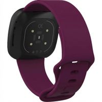 imoshion Bracelet silicone Fitbit Versa 4/ 3 / Sense (2) - Rouge foncé