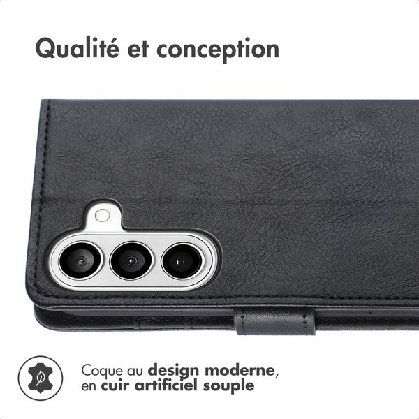 imoshion Étui de télephone portefeuille de luxe Samsung Galaxy S26 - Noir