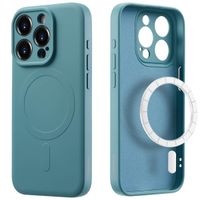 imoshion Coque Couleur avec MagSafe Apple iPhone 15 Pro Max - Smoke Green