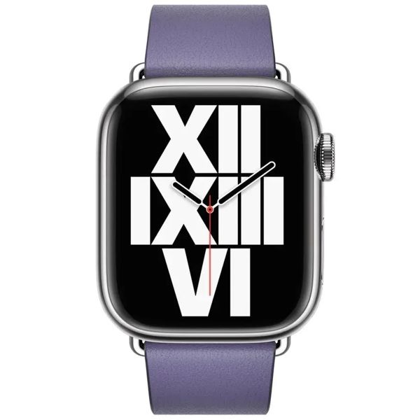 Apple Bracelet Leather Band Modern Buckle Apple Watch | 38/40/41/42 mm - Taille S - Wisteria