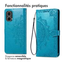 imoshion Etui de télephone Mandala Motorola Moto G85 - Turquoise