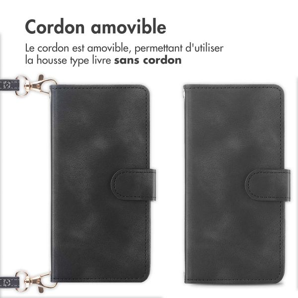 imoshion Etui de télephone portefeuille avec cordon Samsung Galaxy A53 - Noir