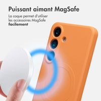 imoshion Coque Couleur avec MagSafe Samsung Galaxy S25 - Orange