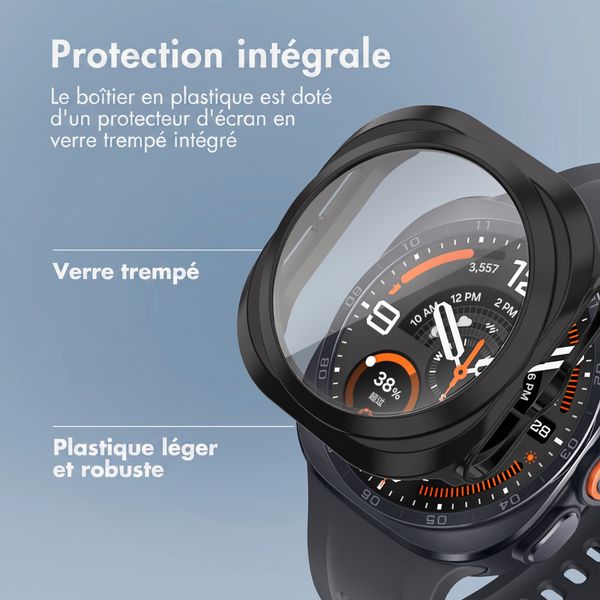 imoshion Coque rigide à couverture complète Samsung Galaxy Watch Ultra 2 (2026) - Noir