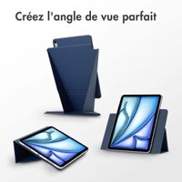 Accezz High Stand tablet case Apple iPad Air 11 pouces (2026) M4 / (2025) M3 / (2024) M2 / Air 5 (2022) / Air 4 (2020) - Bleu foncé