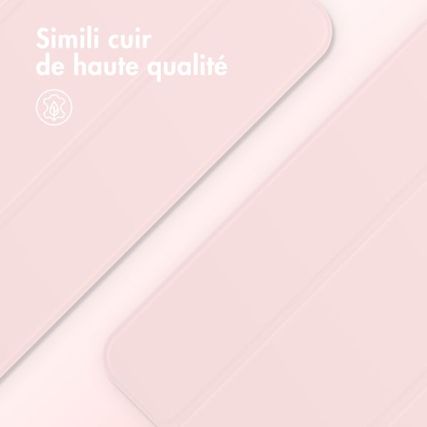 imoshion Magnetic etui de téléphone portefeuille Apple iPad Air 11 pouces (2026) M4 / (2025) M3 / (2024) M2 / Air 5 (2022) / Air 4 (2020) - Rose