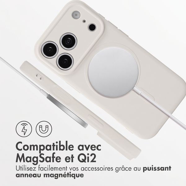 imoshion Coque Couleur avec MagSafe Apple iPhone 18 Pro Max / 17 Pro Max - Beige