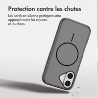 imoshion Coque arrière Color avec Thin MagSafe Ring Apple iPhone 17 - Noir