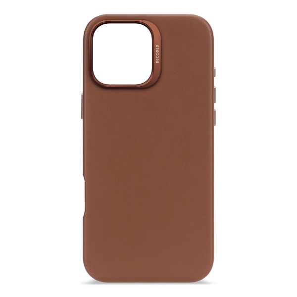 Decoded Coque en cuir MagSafe Apple iPhone 16 Pro - Tan