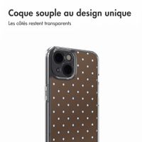 imoshion Coque Design Apple iPhone 13 - Polka Dot Bruin