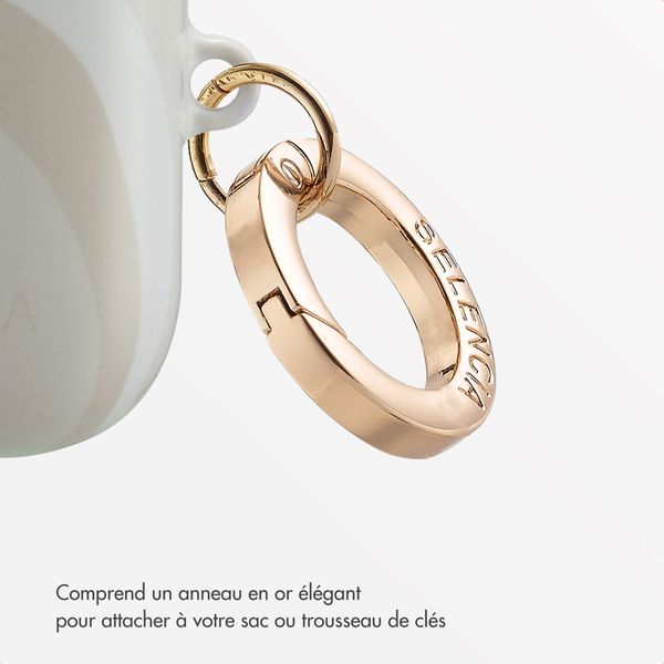 Selencia Coque Vivid  Apple Airpods 1 / 2 - Desert Waves Beige