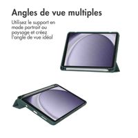 imoshion Coque tablette rigide Trifold Samsung Galaxy Tab A9 8.7 pouces - Vert