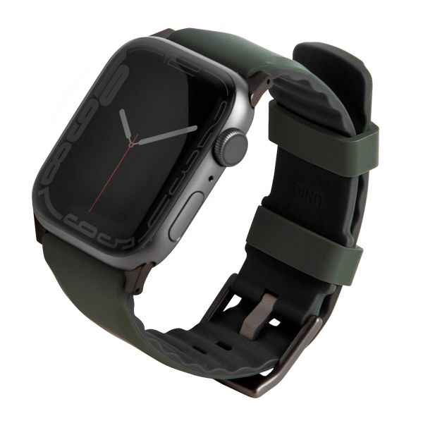 Uniq Bracelet Linus AiroSoft™ en silicone Apple Watch | 44/45/46/49 mm - Moss Green