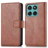 imoshion Étui de télephone portefeuille de luxe Motorola Edge 60 Pro - Marron