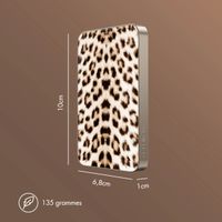 Selencia Powerbank Vivid 5 000 mAh - MagSafe et Qi - Desert Gold / Leopard