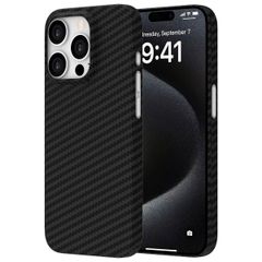 Accezz Coque Kevlar® MagSafe Apple iPhone 15 Pro Max - Noir