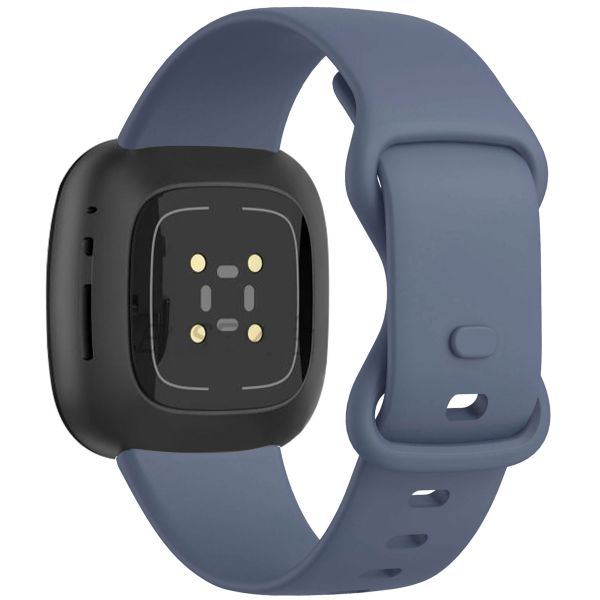 imoshion Bracelet sport en silicone Fitbit Versa 4 / 3 / Sense (2) - Bleu foncé