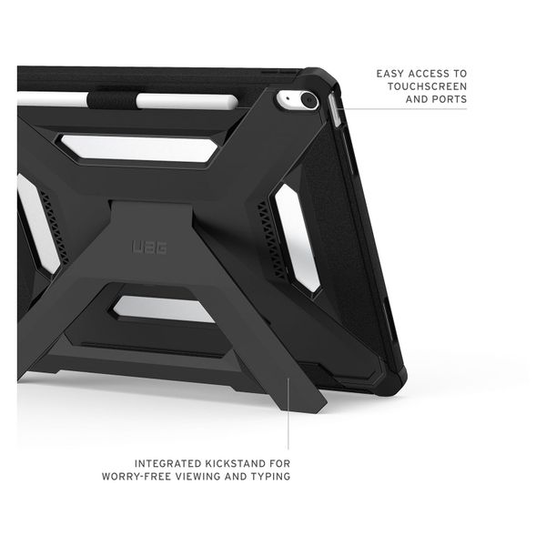 UAG Coque arrière Scout Plus avec support Scout Apple iPad Air 13 pouces (2026) M4 / (2025) M3 / (2024) M2 - Black