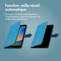 imoshion Coque tablette Apple iPad 9 (2021) 10.2 pouces / iPad 8 (2020) 10.2 pouces / iPad 7 (2019) 10.2 pouces - Turquoise