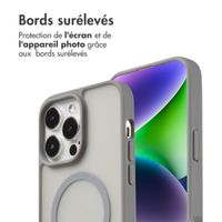 imoshion Coque Color Guard avec MagSafe Apple iPhone 14 Pro Max - Gris