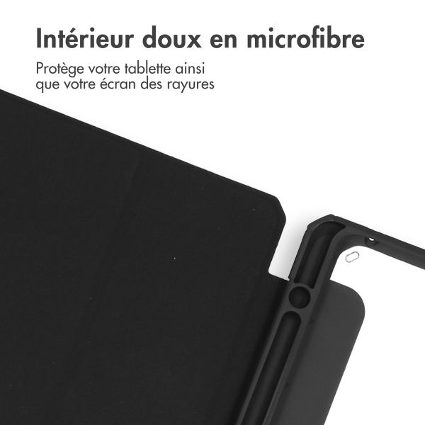 imoshion Coque tablette rigide Trifold Apple iPad 9 (2021) 10.2 pouces / iPad 8 (2020) 10.2 pouces / iPad 7 (2019) 10.2 pouces - Noir