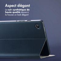 Accezz Coque tablette Classic Samsung Galaxy Tab A9 8.7 pouces - Bleu foncé