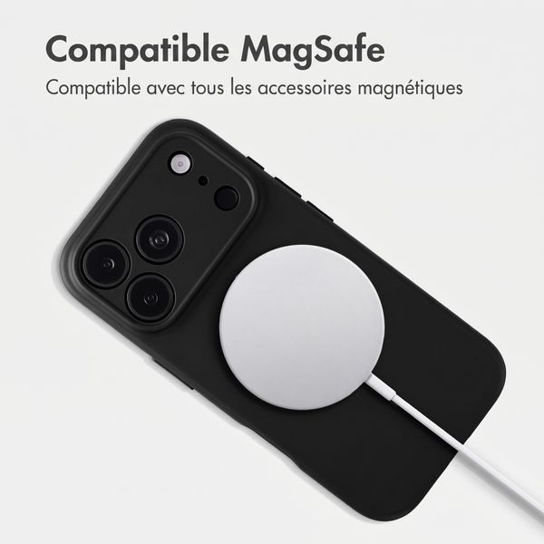 Accezz Coque Grip avec MagSafe Apple iPhone 18 Pro Max / 17 Pro Max - Noir