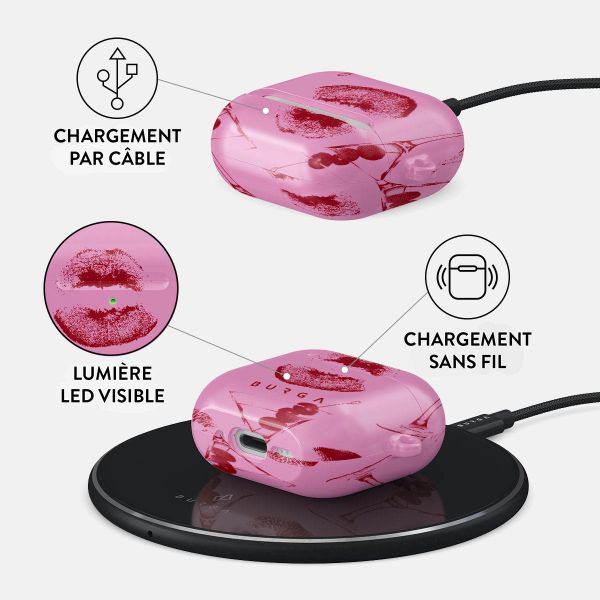 Burga Coque rigide Apple AirPods 4 - Call me