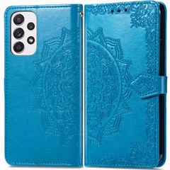 imoshion Etui de télephone Mandala Samsung Galaxy A53 - Turquoise