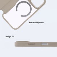imoshion Bookcase transparente avec MagSafe Apple iPhone 18 Pro / 17 Pro - Beige