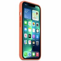 Apple Coque en silicone MagSafe Apple iPhone 13 Pro Max - Nectarine