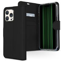 Accezz Étui de télephone Wallet Apple iPhone 15 Pro Max - Noir