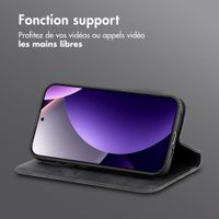 imoshion Étui de téléphone portefeuille Slim Xiaomi Redmi Note 15 Pro (4G) - Noir