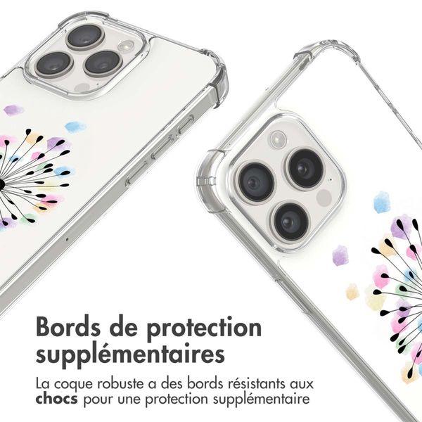 imoshion Coque Design avec cordon Apple iPhone 15 Pro Max - Sandstone Dandelion