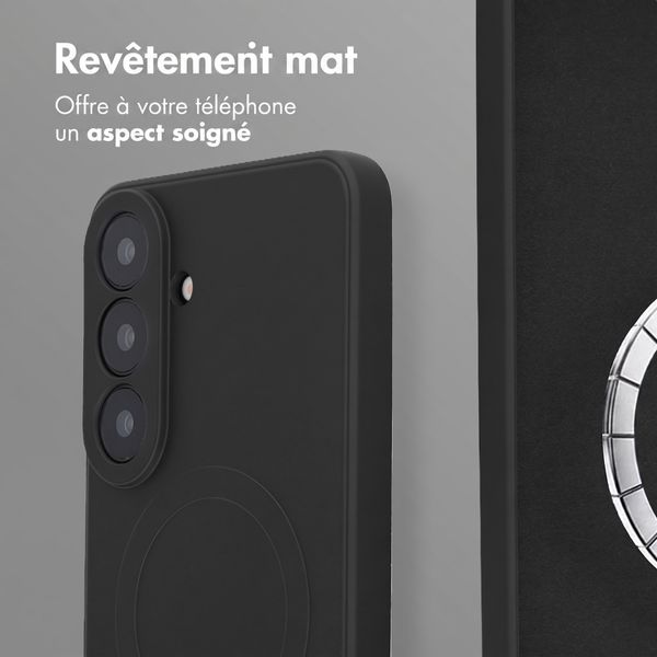 imoshion Coque Couleur avec MagSafe Samsung Galaxy S26 FE - Noir