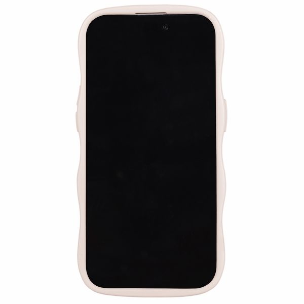 Holdit Coque Wavy Apple iPhone 15 Pro - Transparent / Light Beige