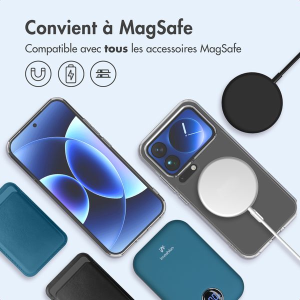 imoshion Coque arrière de protection avec MagSafe Xiaomi 17 Pro Max - Transparent