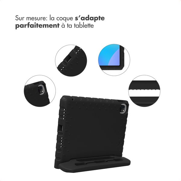 imoshion Coque kidsproof avec poignée Apple iPad Air 11 pouces (2026) M4 / (2025) M3 / (2024) M2 - Noir