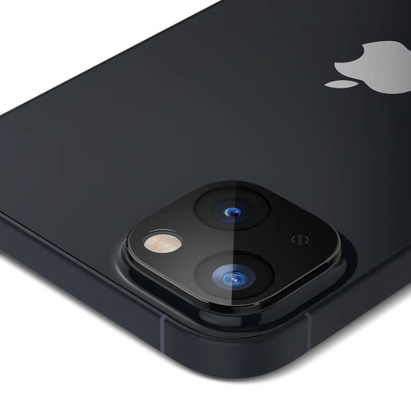 Spigen Optik Lens Protector - Protection complète de la caméra (lot de 2) Apple iPhone 14 / 14 Plus - Noir