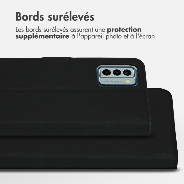 Accezz Étui de télephone Wallet Nokia G22 - Noir