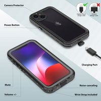 Redpepper Coque imperméable Dot Plus Apple iPhone 13 - Noir